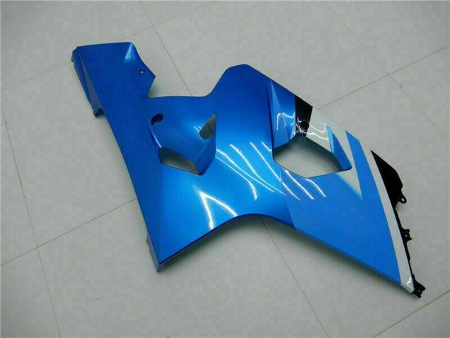 2004-2005 Suzuki GSXR 600/750 Motorcycle Fairings - White Blue Black Australia