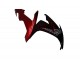2004-2006 Yamaha YZF R1 Motorcycle Fairings - Glossy Black Red Flame Australia