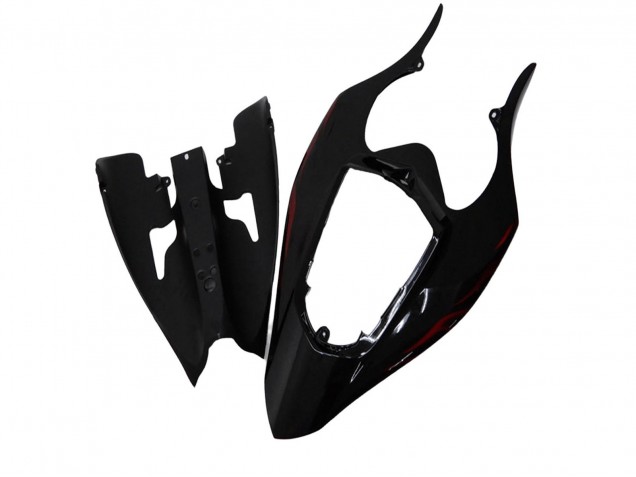 2004-2006 Yamaha YZF R1 Motorcycle Fairings - Glossy Black Red Flame Australia