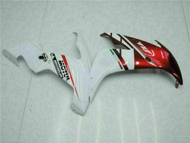 2004-2006 Yamaha YZF R1 Motorcycle Fairings - White Red Yellow Motul 46 Australia