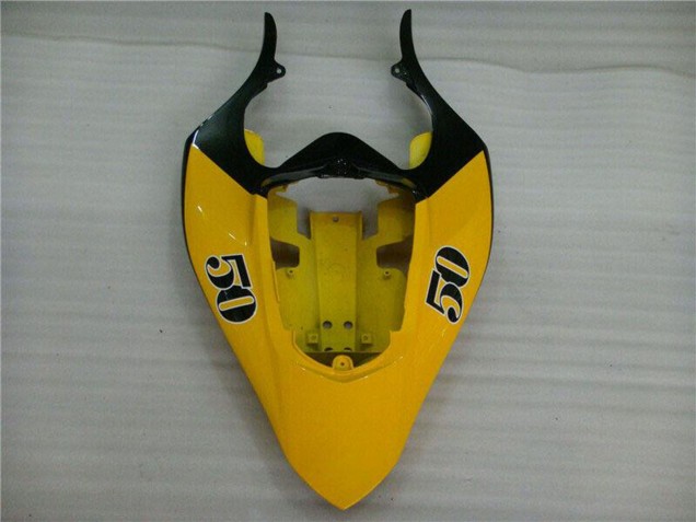 2004-2006 Yamaha YZF R1 Motorcycle Fairings - Yellow Glossy Black Dunlop 50 Australia