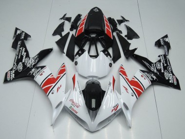 2004-2006 Yamaha YZF R1 Motorcycle Fairings - White Red Black Castrol Australia