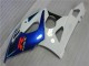 2005-2006 Suzuki GSXR 1000 Motorcycle Fairing Kits - White Blue Glossy Black Australia
