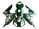 2006-2007 Honda CBR1000RR Motorcycle Fairings - White Green Flame Australia
