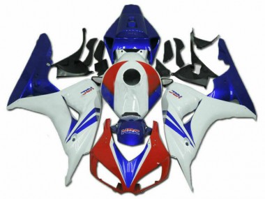 2006-2007 Honda CBR1000RR Motorcycle Fairing Kits - White Red Blue HRC Australia