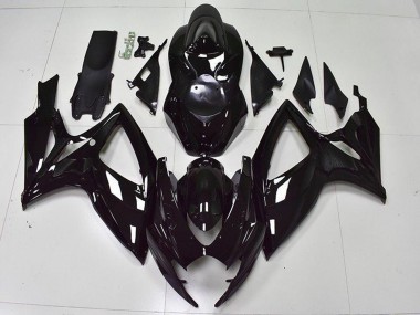 2006-2007 Suzuki GSXR 600/750 Bike Fairings - Glossy Black Australia