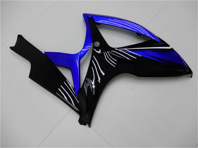 2006-2007 Suzuki GSXR 600/750 Motorcycle Fairings - Blue Glossy Black Australia