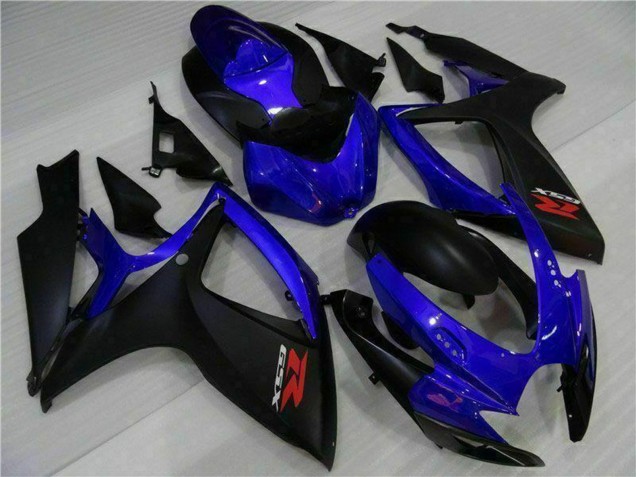2006-2007 Suzuki GSXR 600/750 Motorcycle Fairings - Blue Matte Black Red Australia