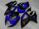 2006-2007 Suzuki GSXR 600/750 Motorcycle Fairings - Blue Matte Black Red Australia