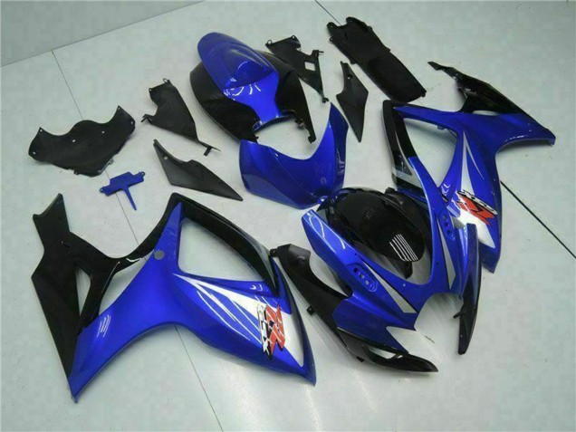 2006-2007 Suzuki GSXR 600/750 Motorcycle Fairings - Blue White Glossy Black Red Australia