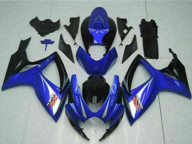2006-2007 Suzuki GSXR 600/750 Motorcycle Fairings - Blue White Glossy Black Red Australia