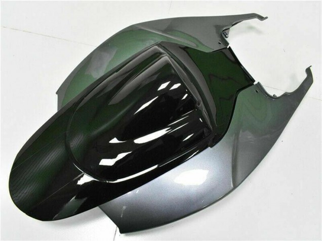 2006-2007 Suzuki GSXR 600/750 Motorcycle Fairings - Silver Glossy Black Australia