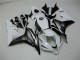 2007-2008 Honda CBR600RR Bike Fairings - White Glossy Black Australia
