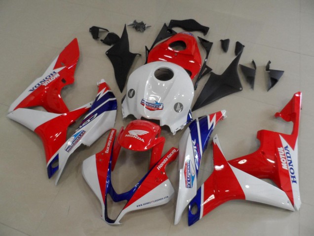2007-2008 Honda CBR600RR Motorcycle Fairings - White Red Blue Australia