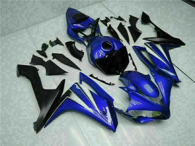 2007-2008 Yamaha YZF R1 Motorcycle Fairing - Blue White Black Australia
