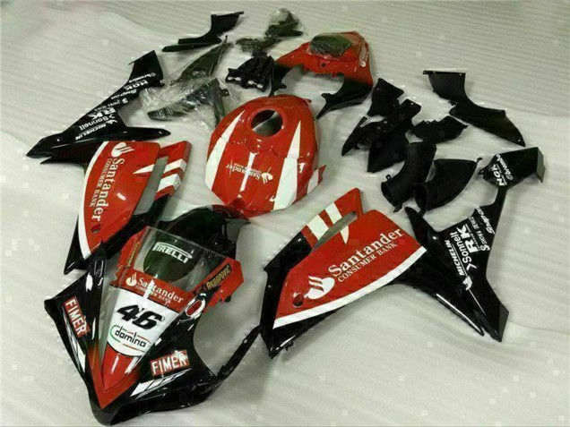 2007-2008 Yamaha YZF R1 Motorcycle Fairings - Red White Black Fimer Santander 46 Australia