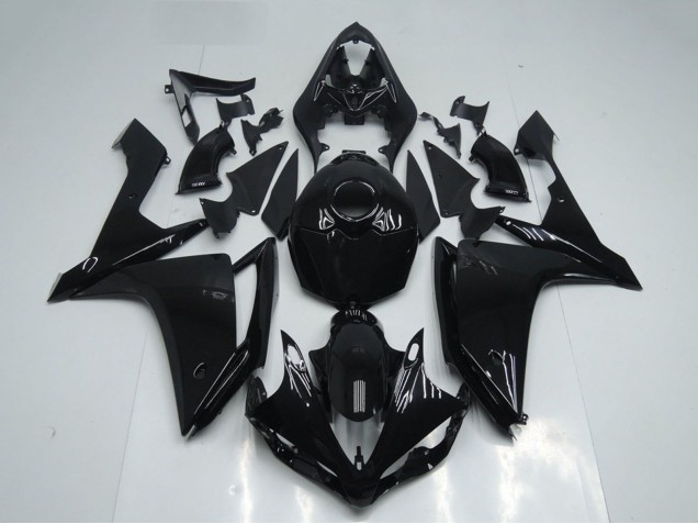 2007-2008 Yamaha YZF R1 Motorcycle Fairings - Glossy Black Australia