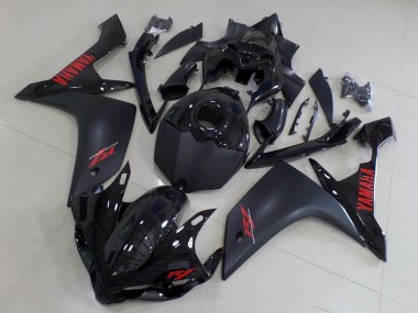 2007-2008 Yamaha YZF R1 Motorcycle Fairings - Glossy Black Matte Black Red Australia