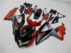 2008-2010 Suzuki GSXR 600/750 Motorcycle Fairings - Orange Grey Glossy Black Australia