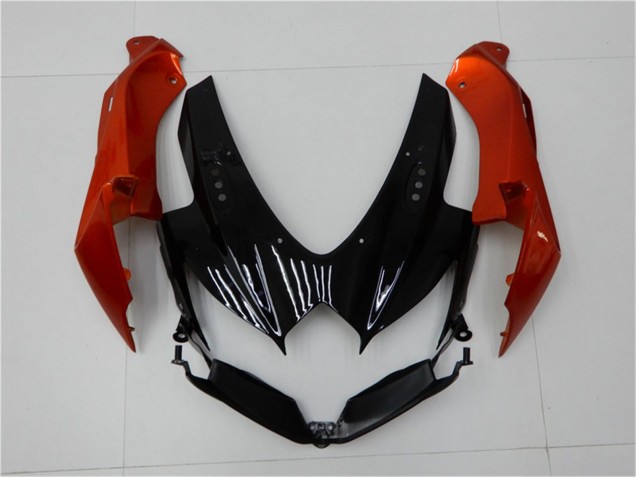 2008-2010 Suzuki GSXR 600/750 Motorcycle Fairings - Orange Grey Glossy Black Australia