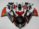 2008-2010 Suzuki GSXR 600/750 Motorcycle Fairings - Orange Grey Glossy Black Australia
