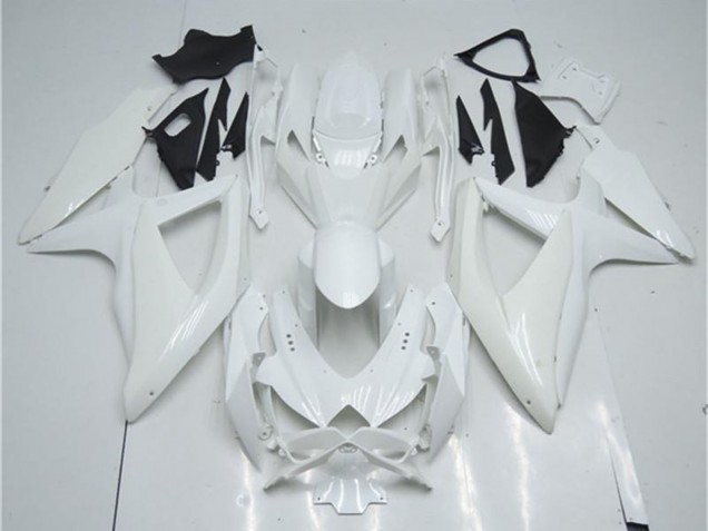 2008-2010 Suzuki GSXR 600/750 Motorcycle Fairing - White Australia