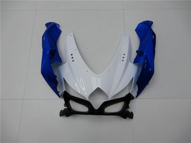 2008-2010 Suzuki GSXR 600/750 Motorcycle Fairings - White Blue Australia