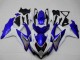 2008-2010 Suzuki GSXR 600/750 Motorcycle Fairings - White Blue Black Red Line Australia
