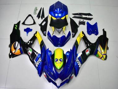 2008-2010 Suzuki GSXR 600/750 Motorcycle Fairings - Blue Yellow Shark Australia