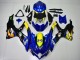 2008-2010 Suzuki GSXR 600/750 Motorcycle Fairings - Blue Yellow Shark Australia