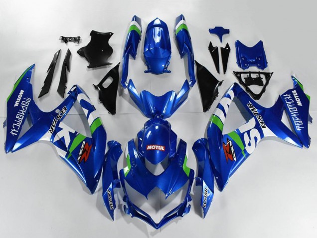 2008-2010 Suzuki GSXR 600/750 Motorcycle Fairings - Blue White Green Black Australia
