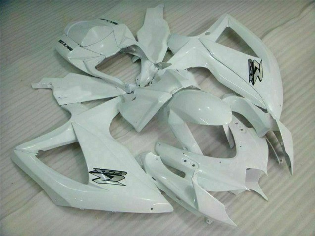 2008-2010 Suzuki GSXR 600/750 Motorcycle Fairings - White Australia