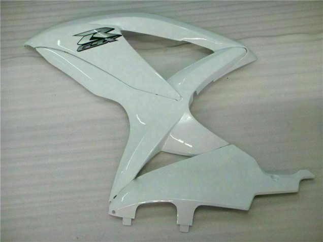2008-2010 Suzuki GSXR 600/750 Motorcycle Fairings - White Australia