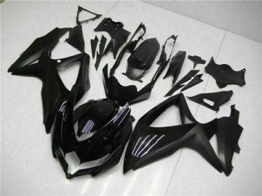 2008-2010 Suzuki GSXR 600/750 Motorcycle Fairings - Glossy Black Matte Black Australia