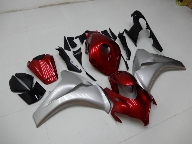 2008-2011 Honda CBR1000RR Motorcycle Fairings - Silver Maroon Red Australia