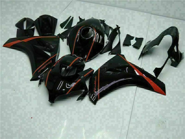 2008-2011 Honda CBR1000RR Motorcycle Fairings - Glossy Black Red Australia