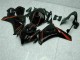 2008-2011 Honda CBR1000RR Motorcycle Fairings - Glossy Black Red Australia