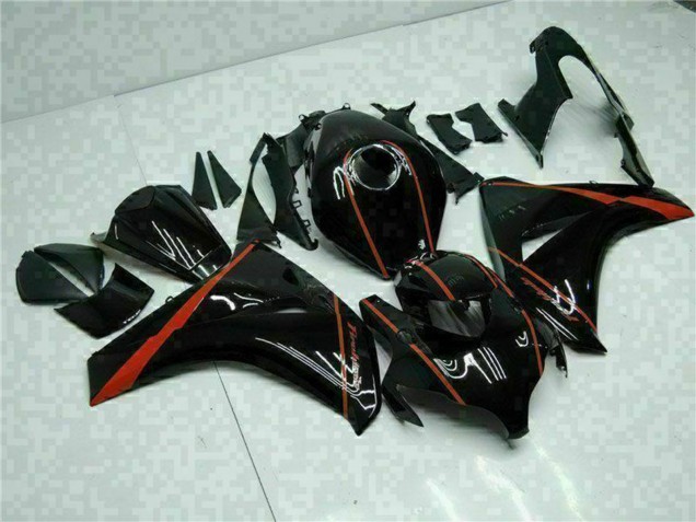 2008-2011 Honda CBR1000RR Motorcycle Fairings - Glossy Black Red Australia