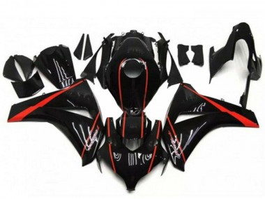 2008-2011 Honda CBR1000RR Motorcycle Fairings - Glossy Black Red Australia