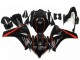 2008-2011 Honda CBR1000RR Motorcycle Fairings - Glossy Black Red Australia
