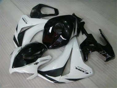 2008-2011 Honda CBR1000RR Motorcycle Fairings Kits - White Glossy Black Australia