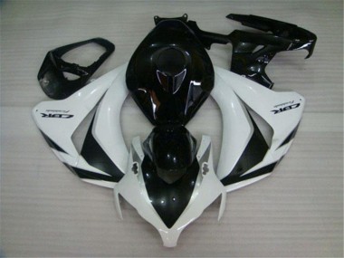 2008-2011 Honda CBR1000RR Motorcycle Fairings Kits - White Glossy Black Australia