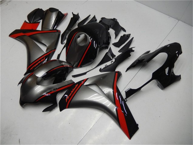 2008-2011 Honda CBR1000RR Motorcycle Fairing - Grey Red Glossy Black Australia