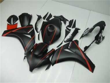 2008-2011 Honda CBR1000RR Motorcycle Fairings - Matte Black Red Australia