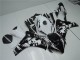 2008-2011 Honda CBR1000RR Abs Fairings - White Glossy Black Australia