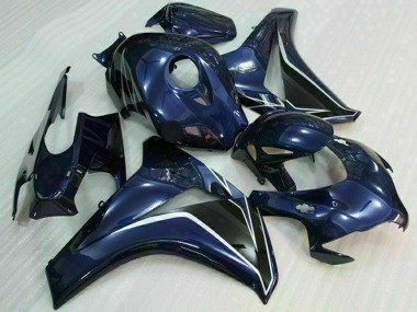 2008-2011 Honda CBR1000RR Motorcycle Fairings - Dark Blue Glossy Black Australia
