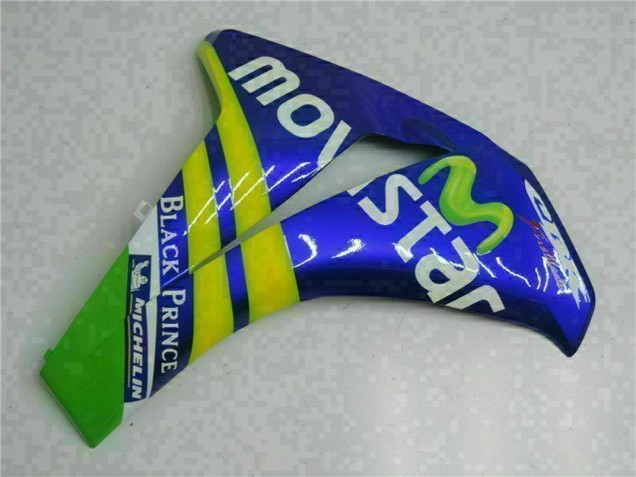 2008-2011 Honda CBR1000RR Motorcycle Fairings - Blue Yellow Green MoviStar Castrol Australia