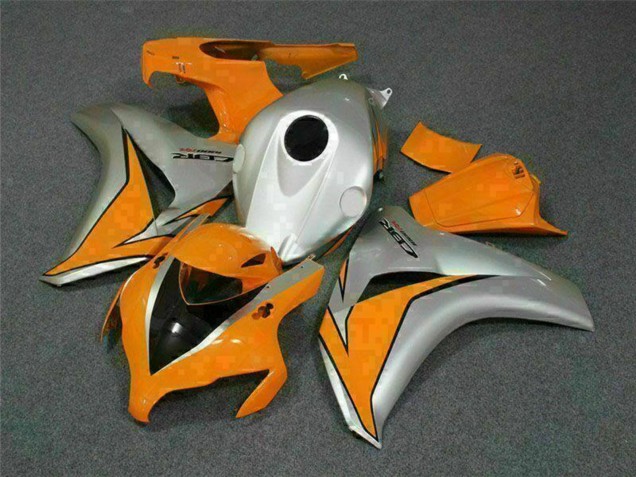 2008-2011 Honda CBR1000RR Motorcycle Fairings - Silver Orange Australia