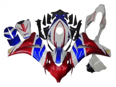2008-2011 Honda CBR1000RR Motorcycle Fairings - White Red Blue Australia