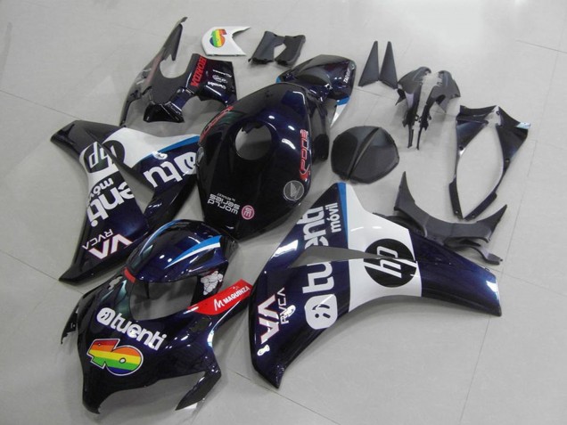 2008-2011 Honda CBR1000RR Motorcycle Fairings - Dark Blue White Red Tuenli HP Australia